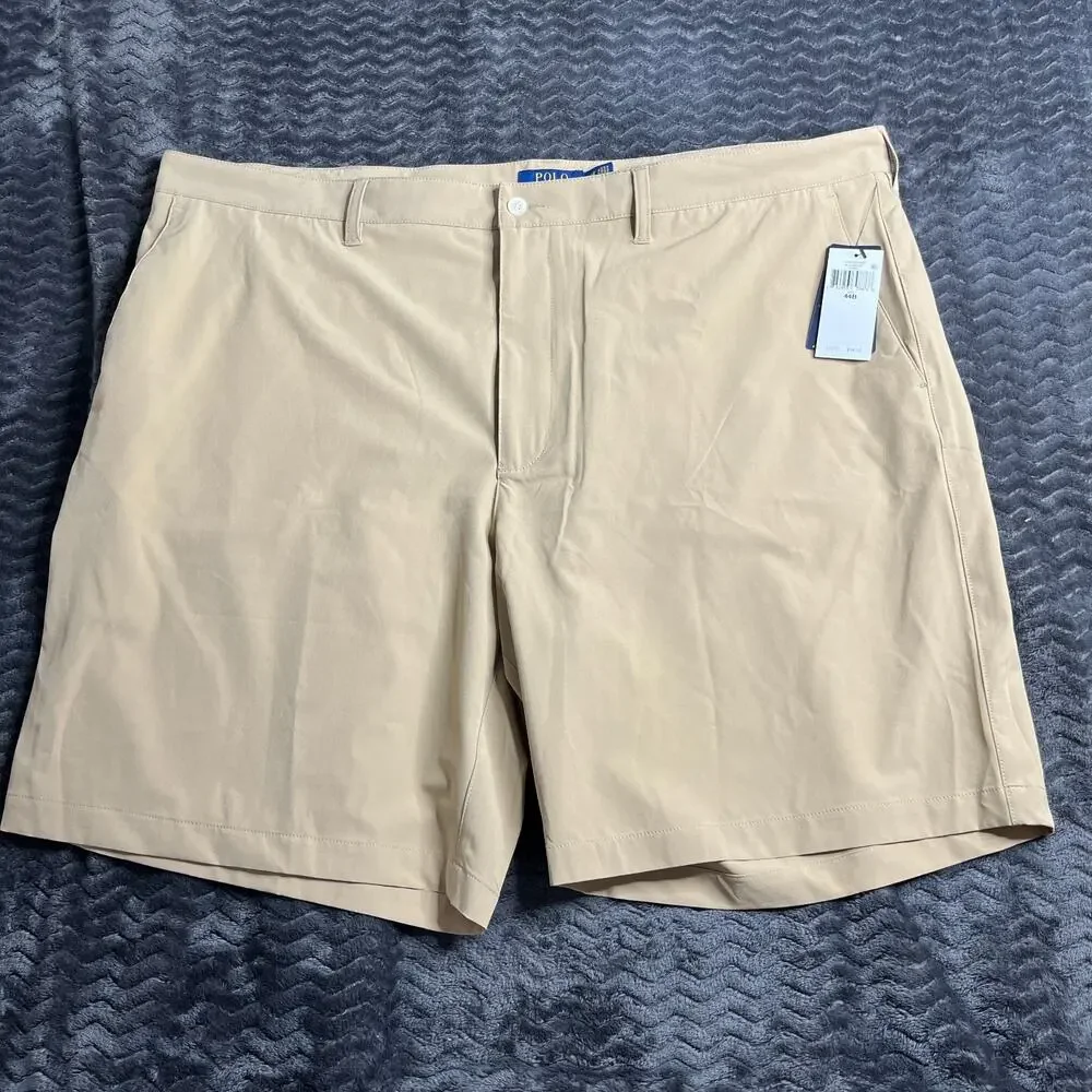 Polo Ralph Lauren Shorts Mens 44 Beige Chino Lightweight Performance NWT